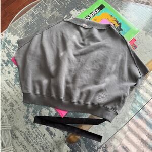 Rick Owens DRKSHDW Distressed Cropped Pullover Crewneck